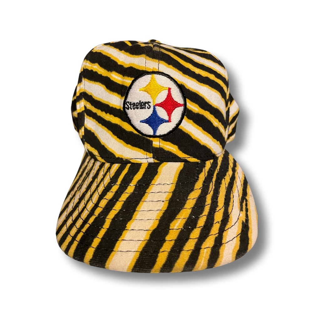 Vintage Pittsburgh Steelers Zubaz Snap Back